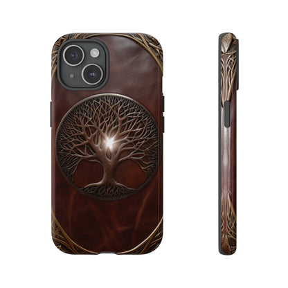 Tree of Life Tough Phone Case – Fantasy Art Design for iPhone, Samsung Galaxy, and Google Pixel Devices