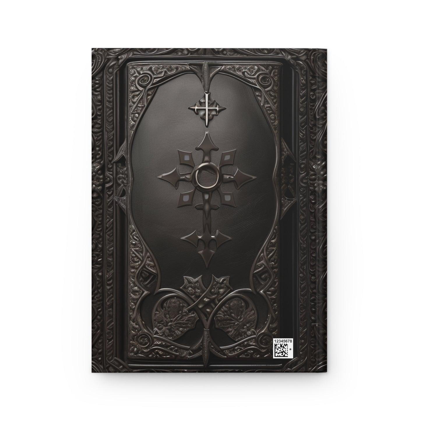 Gothic Cross Hardcover Notebook – Dark Elegant Journal for Writing and Sketching