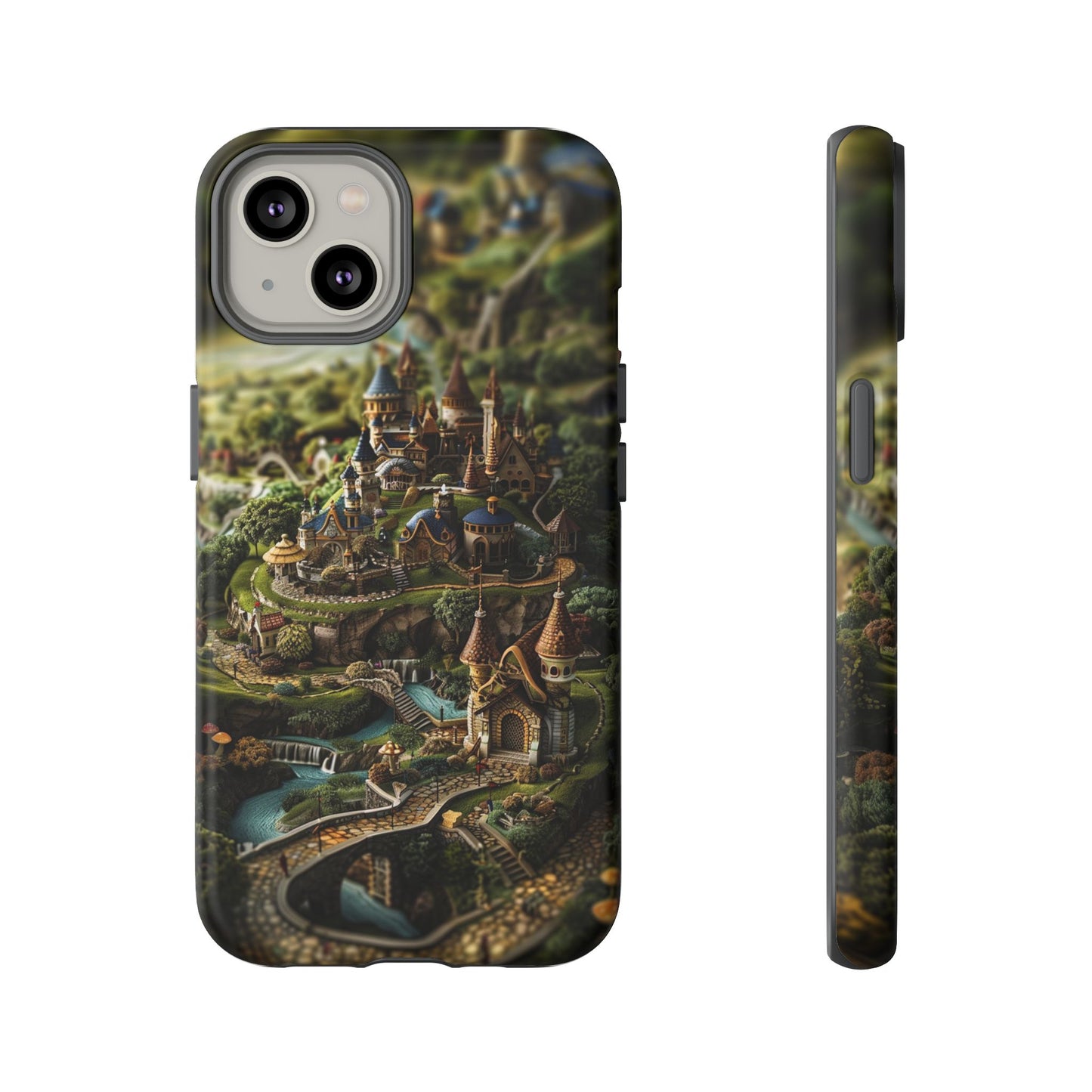 Fairy Kingdom Phone Case - Enchanted Castle Artwork for iPhone, Samsung Galaxy, and Google Pixel Devices