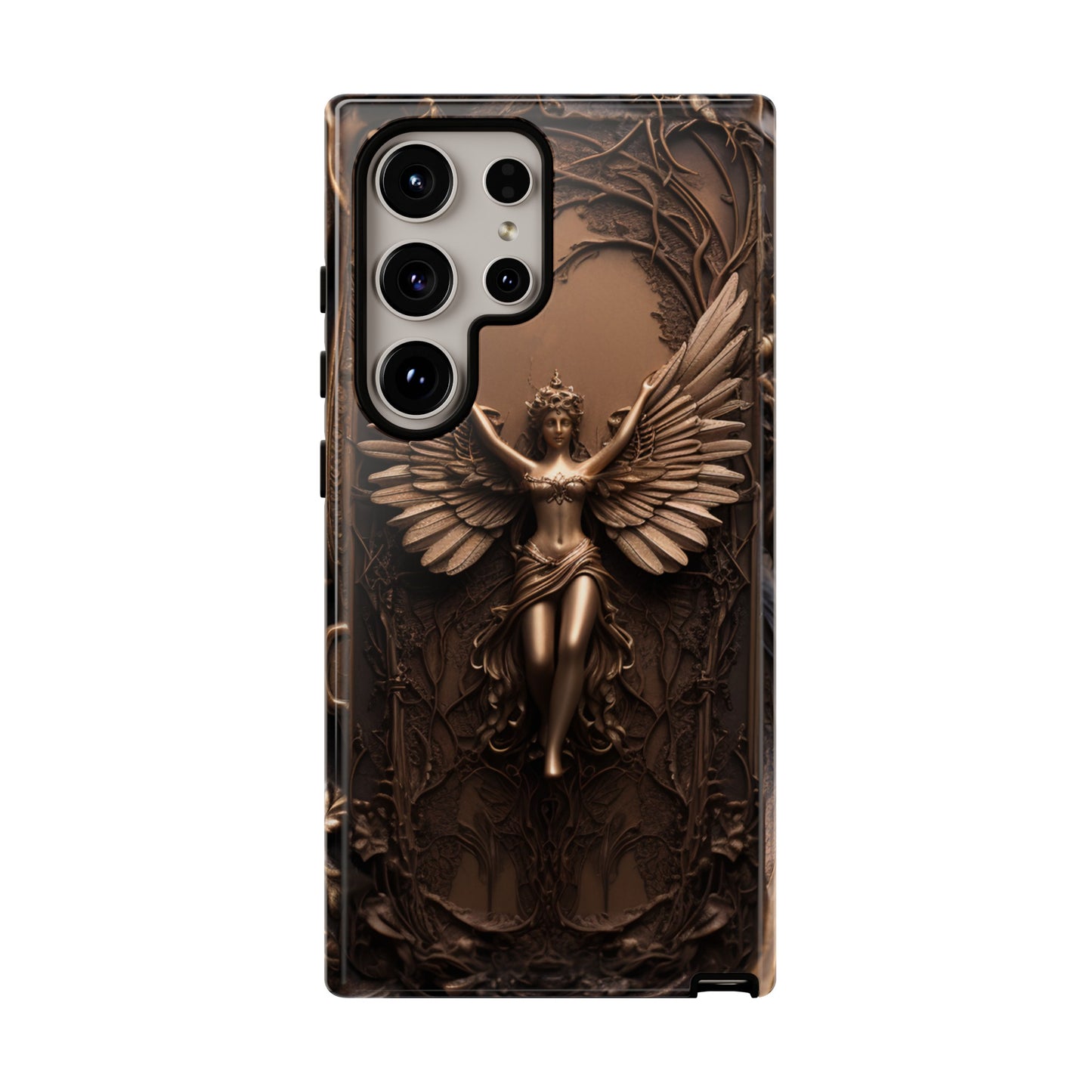 The Bronze Fairy Phone Case – Fantasy Faery Design for iPhone, Samsung Galaxy, and Google Pixel Devices