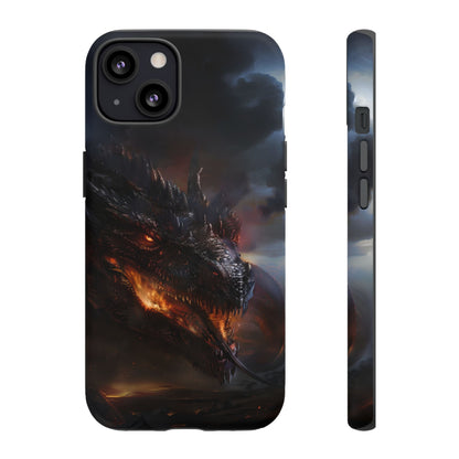 Fiery Dragon Phone Case - Epic Fantasy Art for iPhone, Samsung Galaxy, and Google Pixel Devices