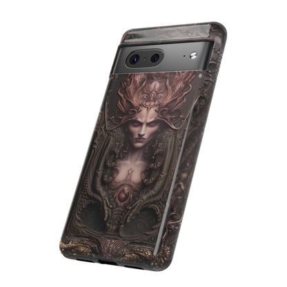 Dark Lilith Phone Case – Horned Hell Horror Design for iPhone, Samsung Galaxy, and Google Pixel Devices