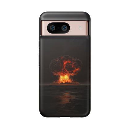 Atomic Explosion Phone Case - Dramatic Mushroom Cloud Design for iPhone and Samsung Galaxy Devices