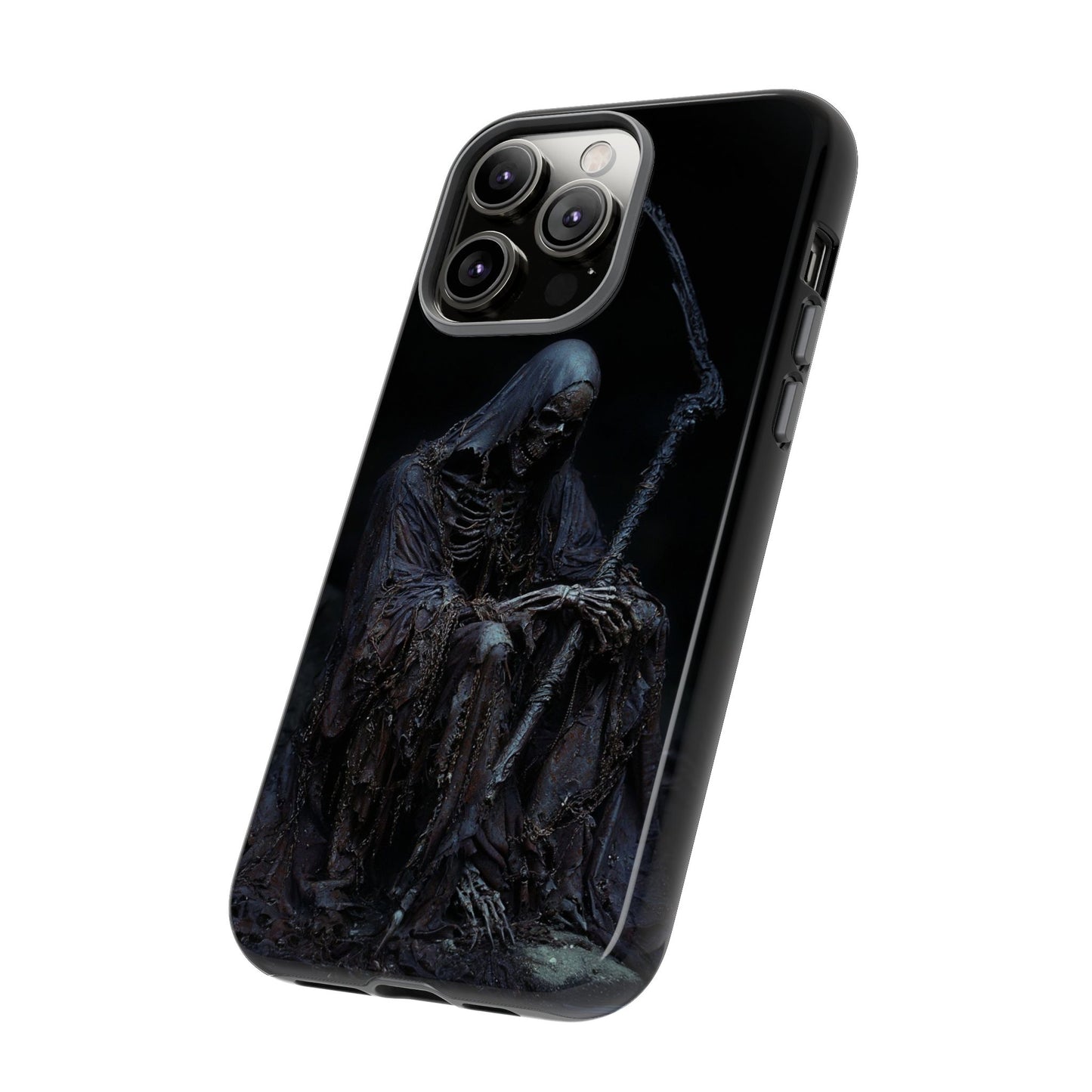 Dark Reaper Phone Case - Gothic Grim Reaper Art for iPhone, Samsung Galaxy, and Google Pixel Devices