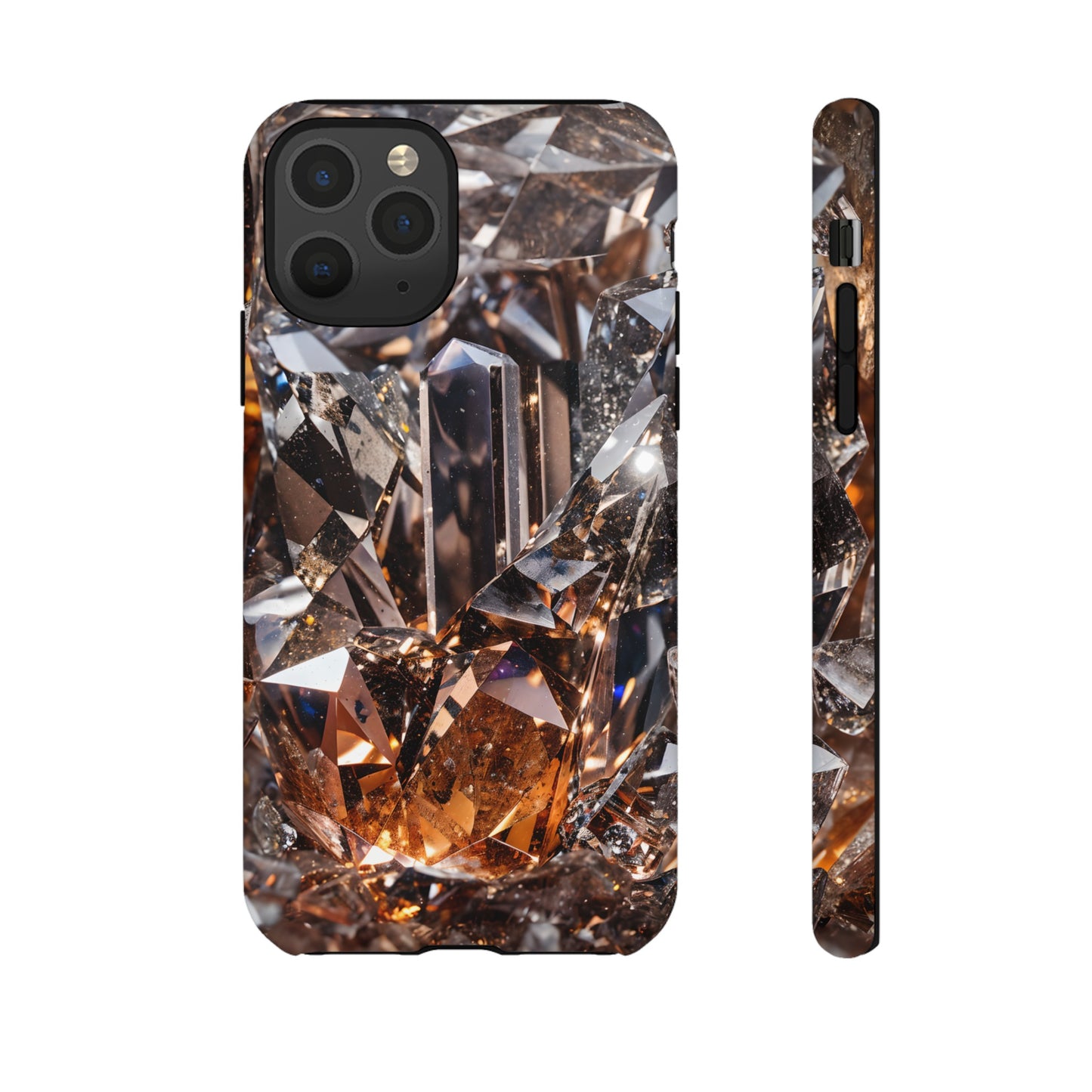 Crystalline Phone Case – Healing Crystal Quartz Design for iPhone, Samsung Galaxy, and Google Pixel Devices