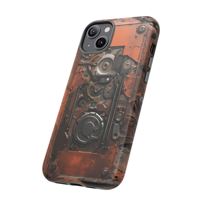 Rusted Mechanisms Phone Case – Steampunk Metal Gear Design for iPhone, Samsung Galaxy, and Google Pixel Devices