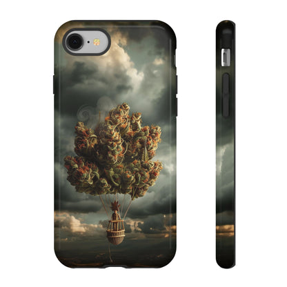 Cannabis Balloon Adventure Phone Case - For iPhone, Samsung Galaxy, and Google Pixel Devices