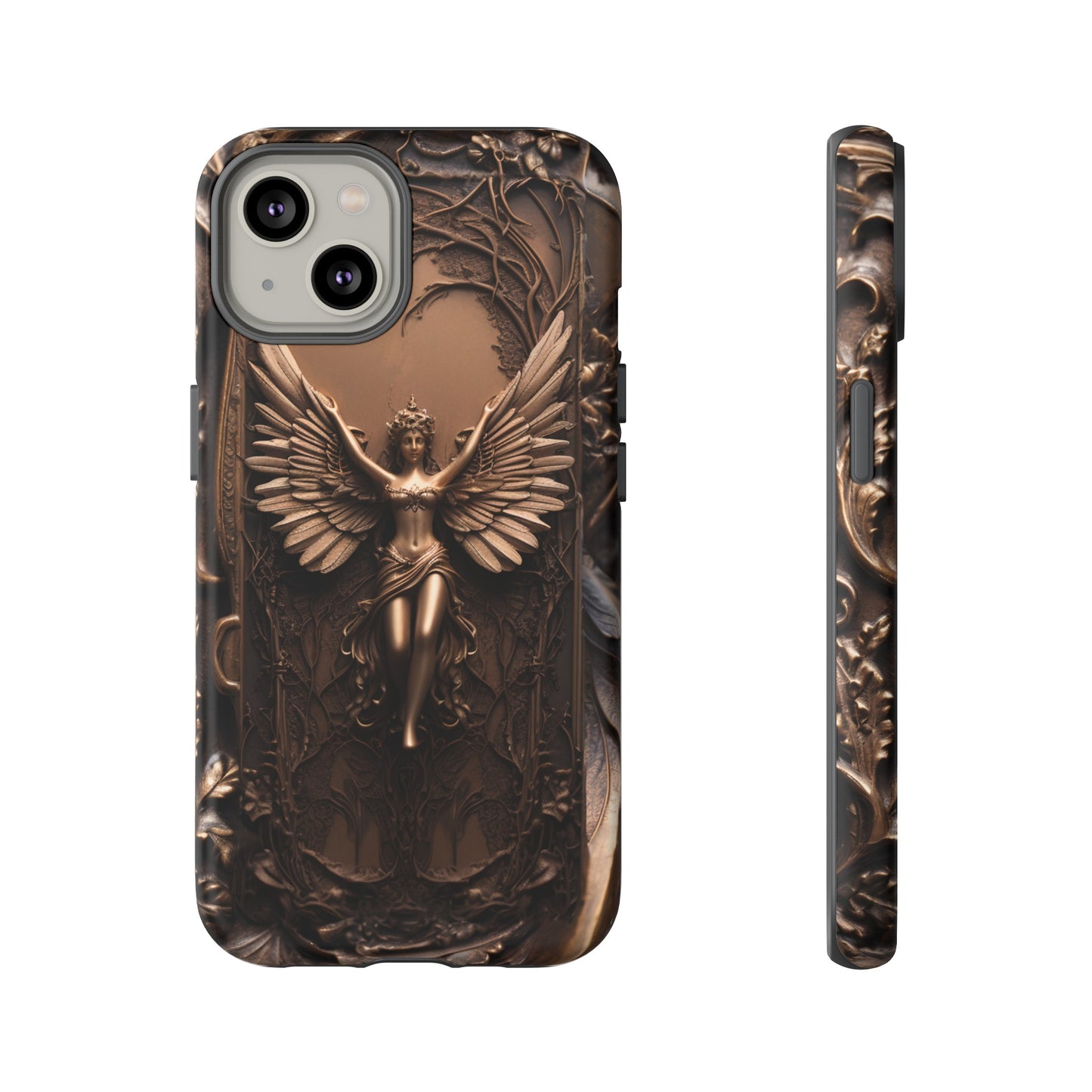 The Bronze Fairy Phone Case – Fantasy Faery Design for iPhone, Samsung Galaxy, and Google Pixel Devices