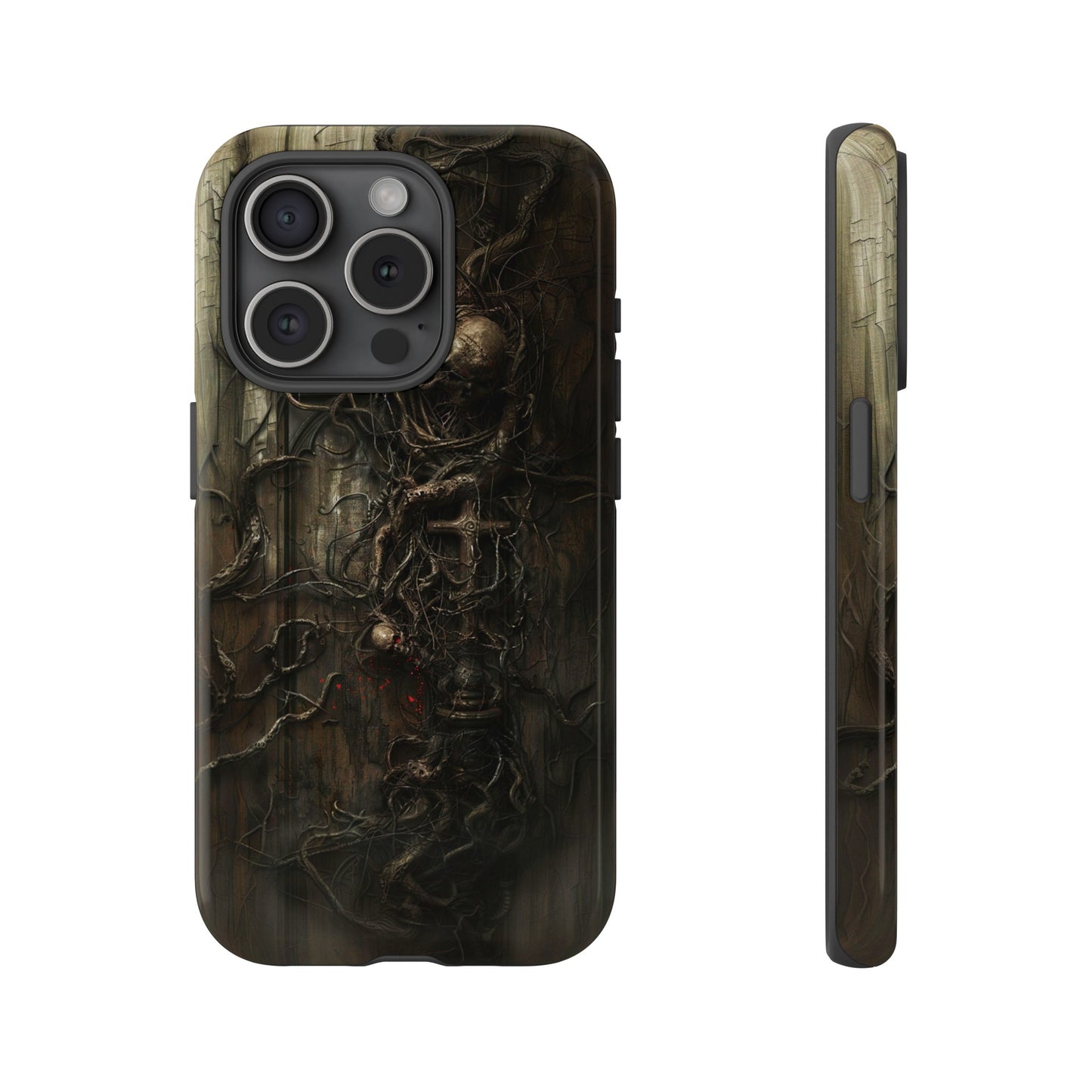 Creeping Dread Phone Case - Giger-Inspired Art for iPhone, Samsung Galaxy, and Google Pixel Devices