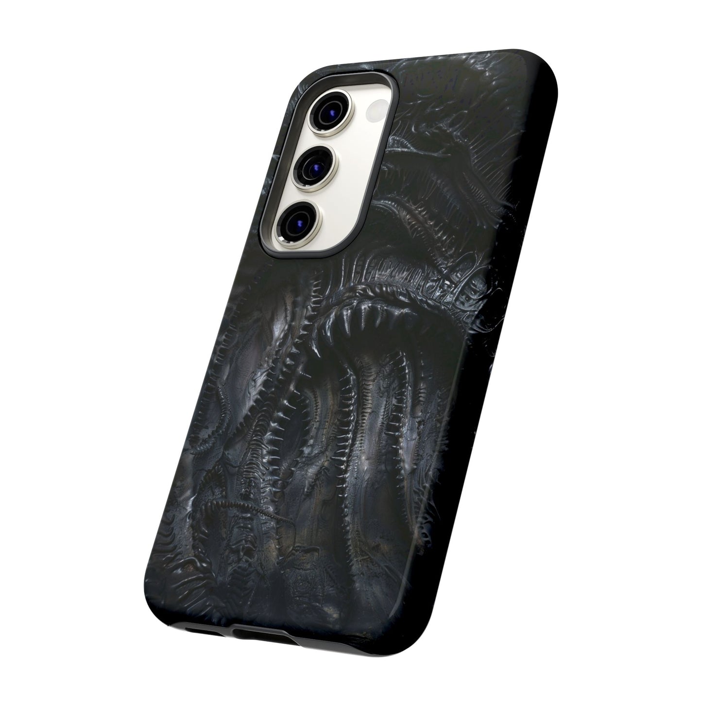 Surreal Biomechanical Phone Case - Gothic Sci-Fi Art for iPhone, Samsung Galaxy, and Google Pixel Devices