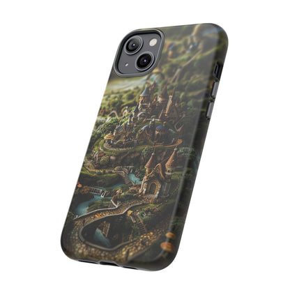 Fairy Kingdom Phone Case - Enchanted Castle Artwork for iPhone, Samsung Galaxy, and Google Pixel Devices