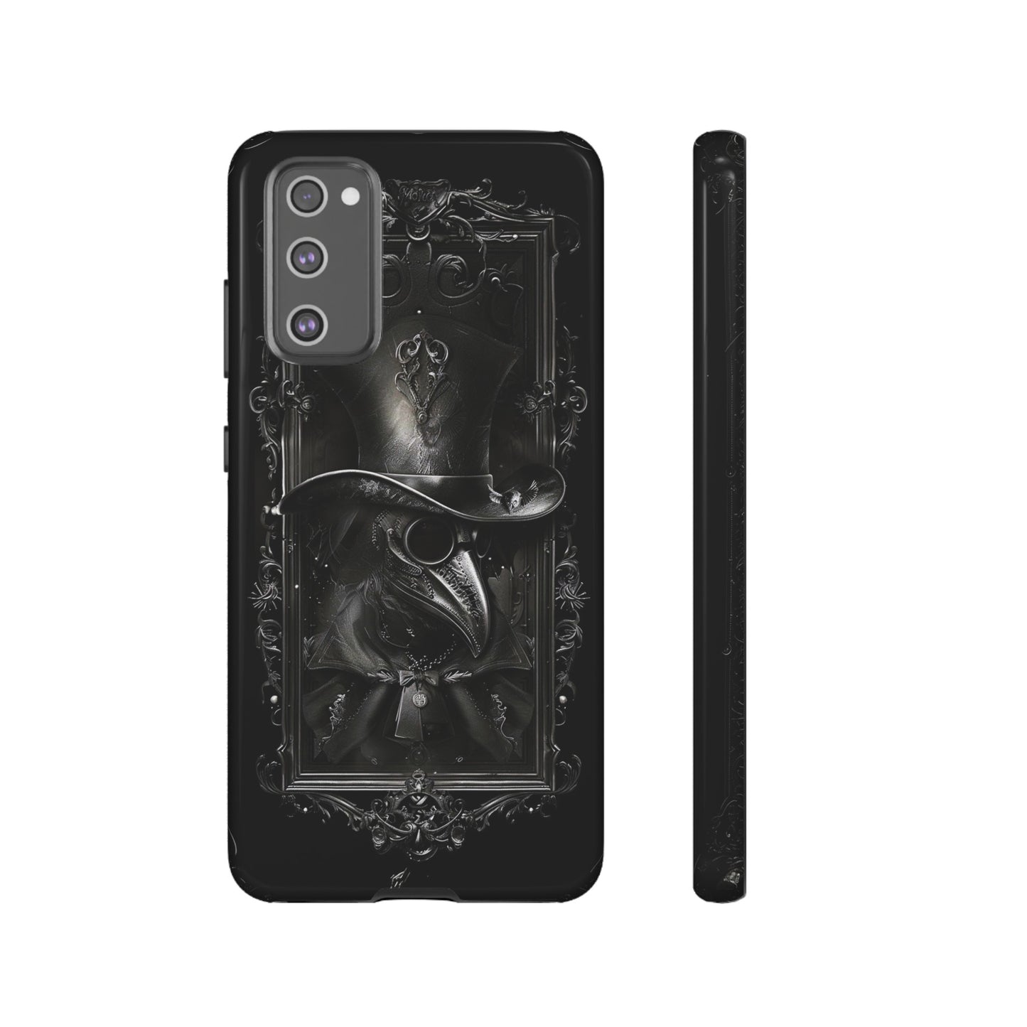 Gothic Plague Doctor Phone Case - Mysterious and Dark Design for iPhone, Samsung Galaxy, and Google Pixel Devices