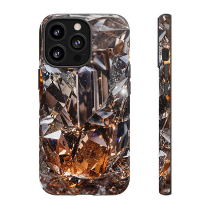 Crystalline Phone Case – Healing Crystal Quartz Design for iPhone, Samsung Galaxy, and Google Pixel Devices