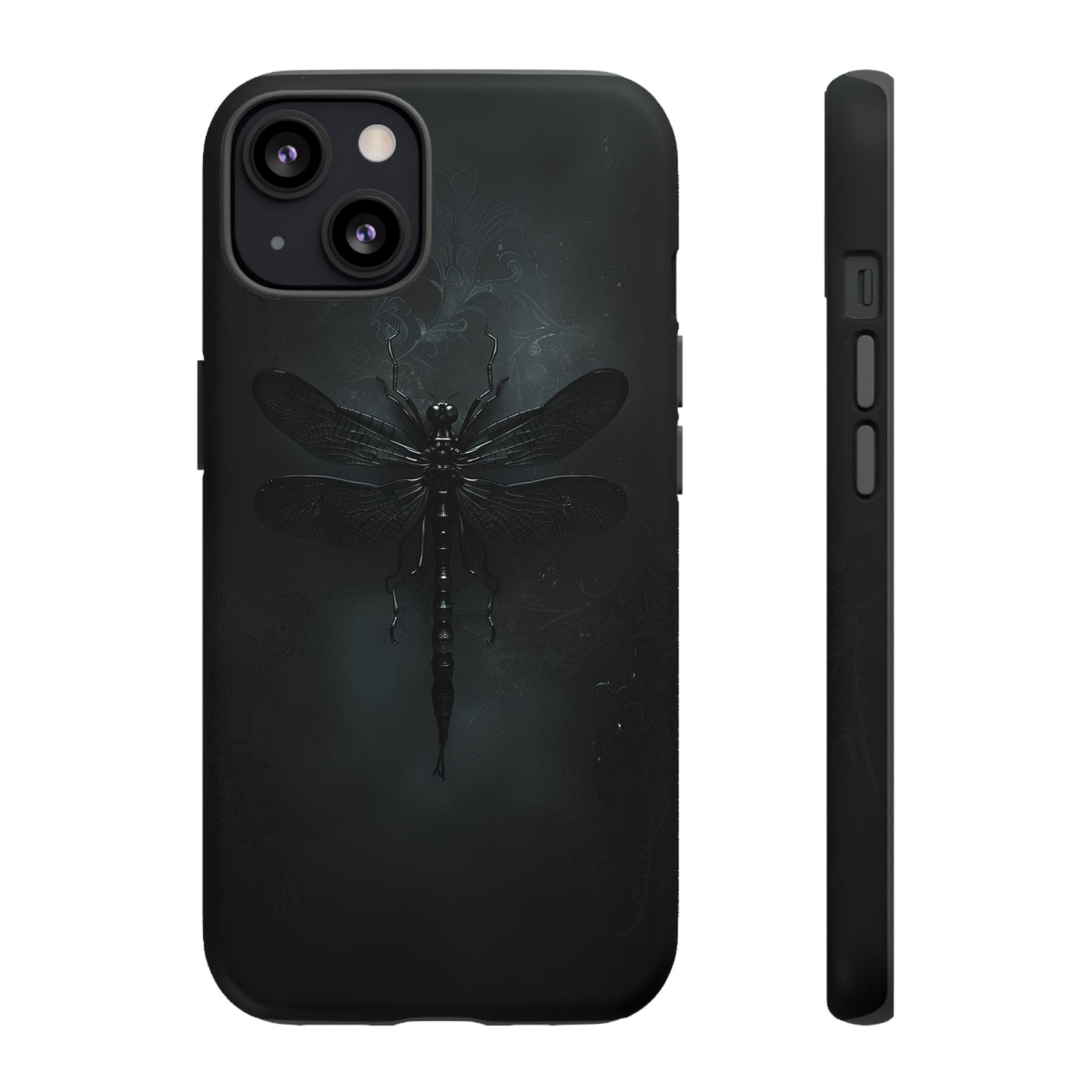 Gothic Dragonfly Phone Case – Dark Elegance Design for iPhone, Samsung Galaxy, and Google Pixel Devices