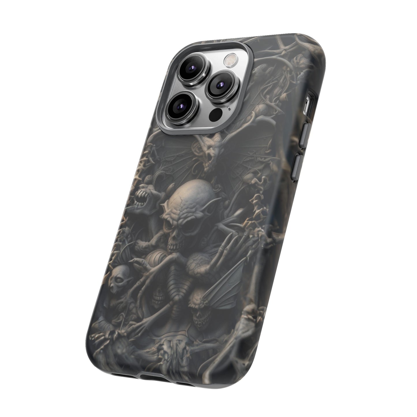 Those Who Dwell Below #1 Phone Case – Intricate Gothic Skeleton Design for iPhone, Samsung Galaxy, Google Pixel Devices