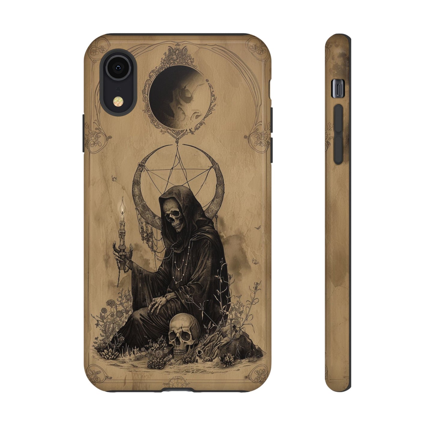 Gothic Reaper Phone Case - Dark Aesthetic Art for iPhone, Samsung, Google Pixel