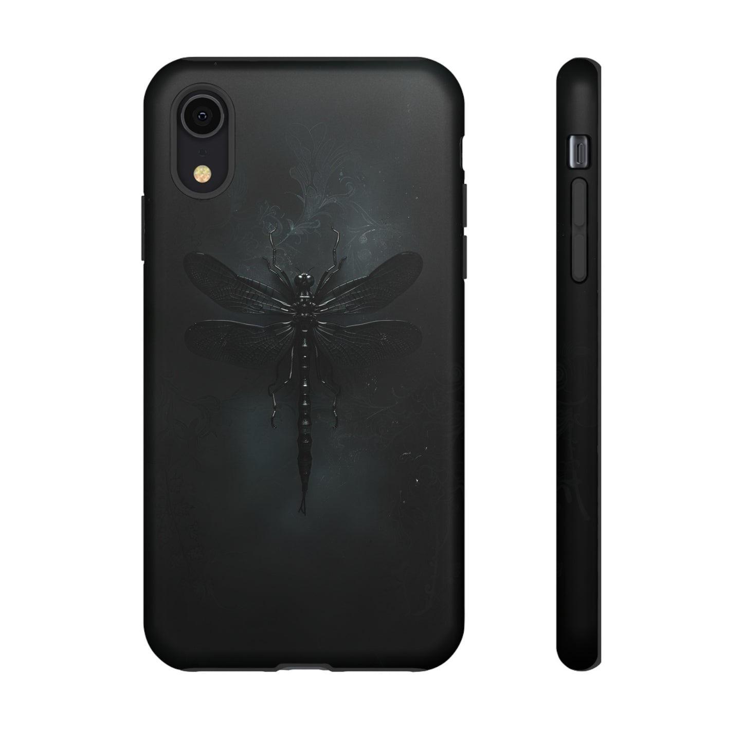 Gothic Dragonfly Phone Case – Dark Elegance Design for iPhone, Samsung Galaxy, and Google Pixel Devices