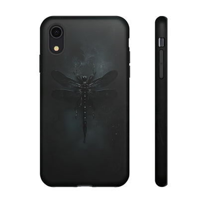 Gothic Dragonfly Phone Case – Dark Elegance Design for iPhone, Samsung Galaxy, and Google Pixel Devices