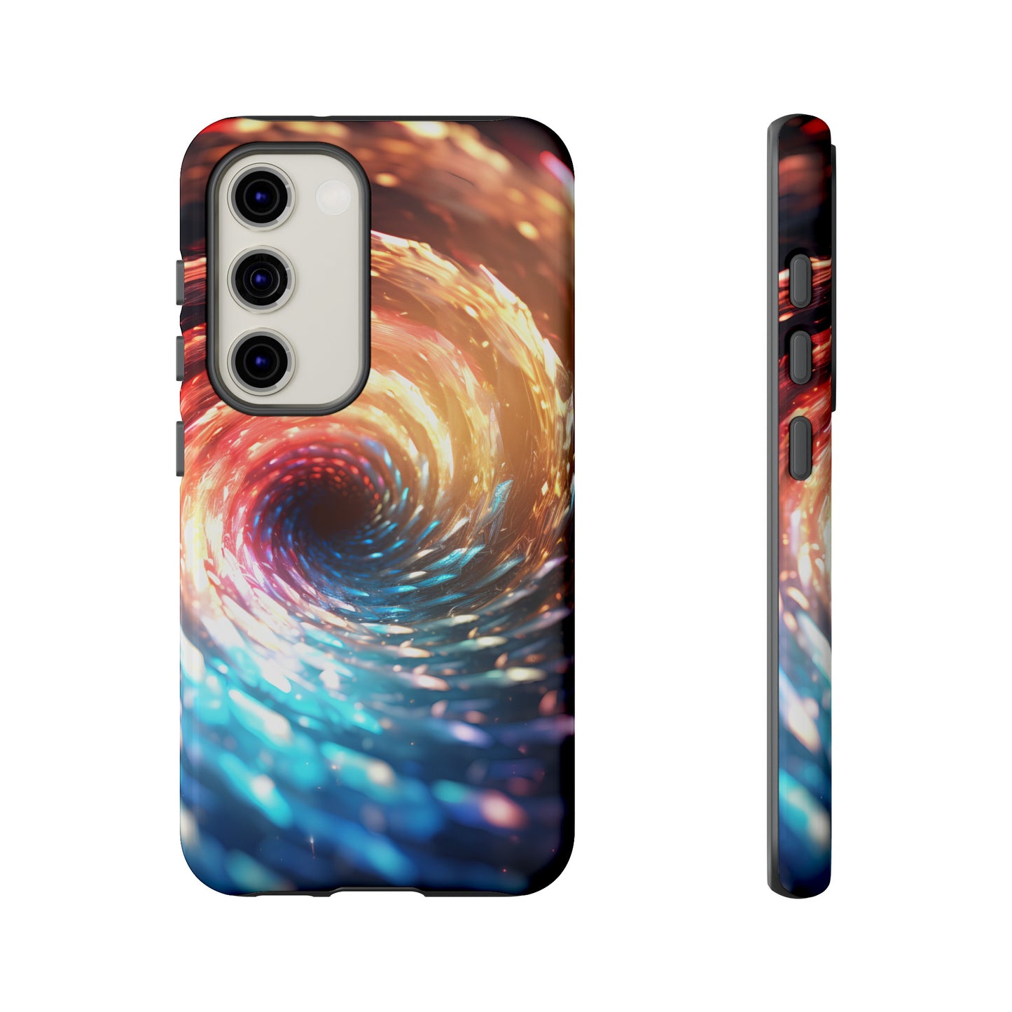 Crystal Portal of Light Phone Case – Vibrant Cosmic Design for iPhone, Samsung Galaxy, and Google Pixel Devices