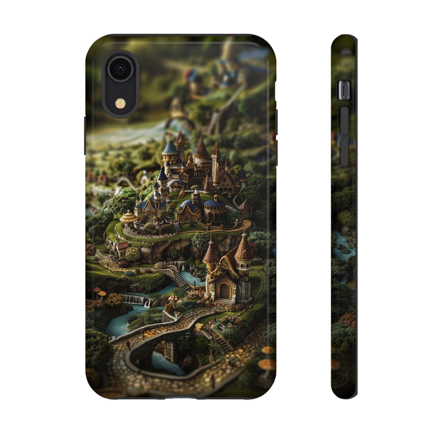 Fairy Kingdom Phone Case - Enchanted Castle Artwork for iPhone, Samsung Galaxy, and Google Pixel Devices