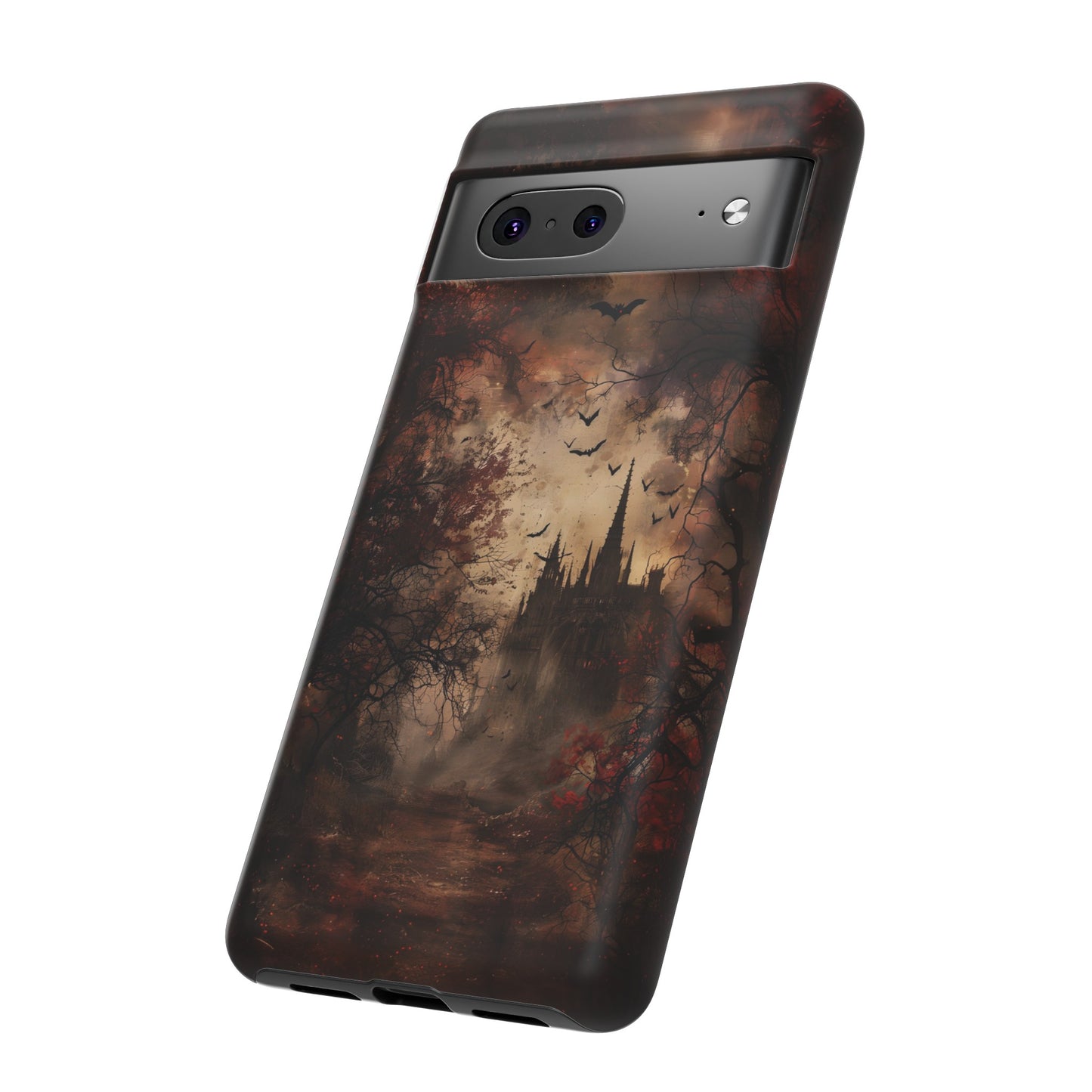 Gothic Castle Phone Case - Spooky Halloween Design for iPhone, Samsung Galaxy, Google Pixel Devices