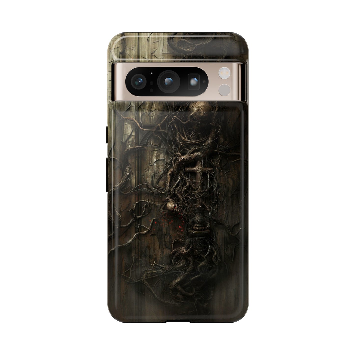 Creeping Dread Phone Case - Giger-Inspired Art for iPhone, Samsung Galaxy, and Google Pixel Devices