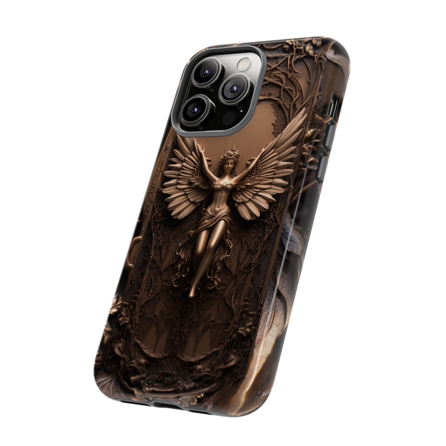 The Bronze Fairy Phone Case – Fantasy Faery Design for iPhone, Samsung Galaxy, and Google Pixel Devices