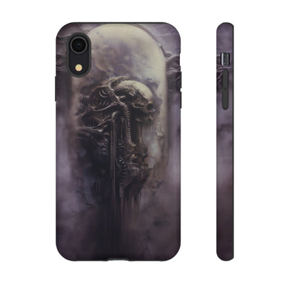 Dark Android Dream Phone Case – Futuristic Alien Horror Design for iPhone, Samsung Galaxy, and Google Pixel Devices