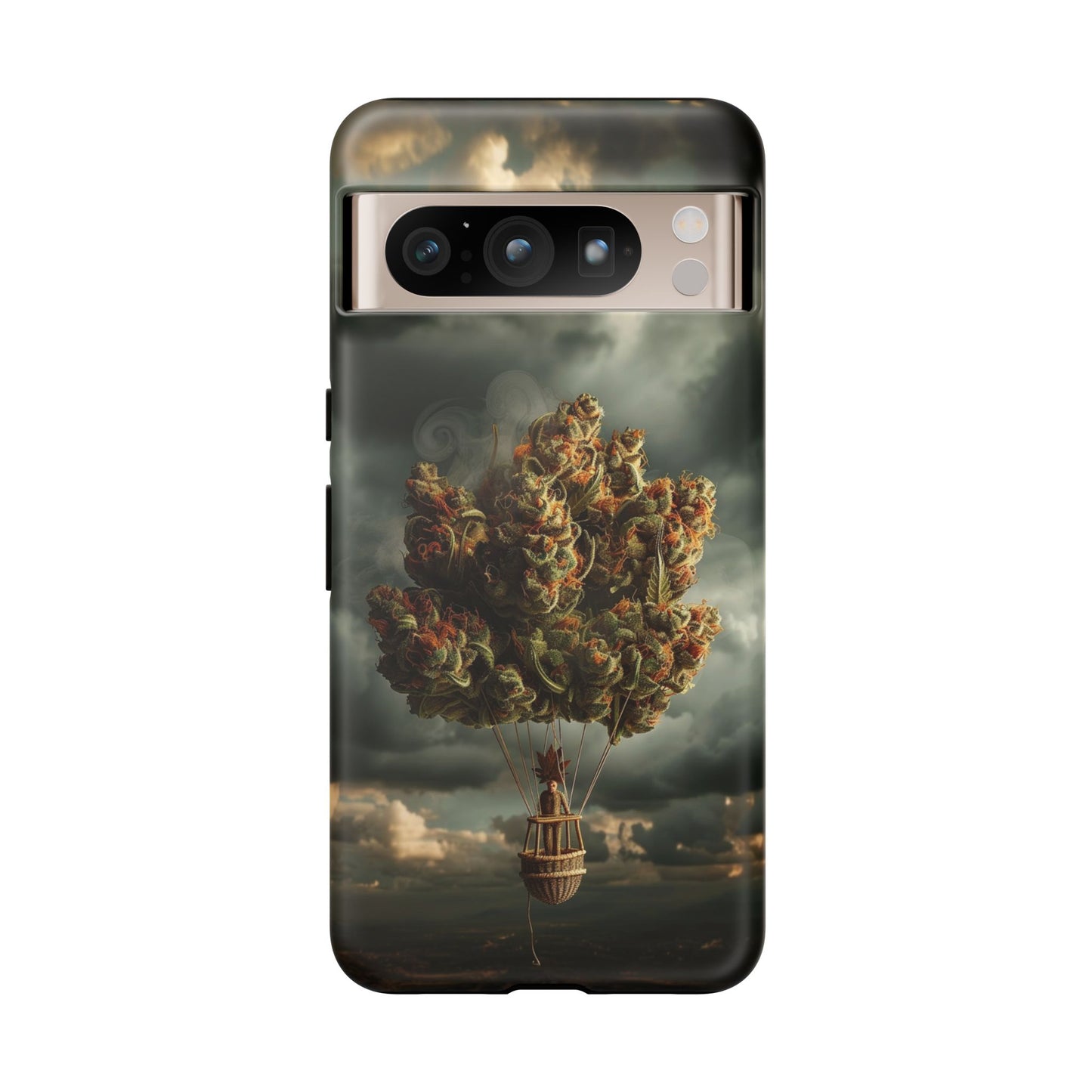 Cannabis Balloon Adventure Phone Case - For iPhone, Samsung Galaxy, and Google Pixel Devices