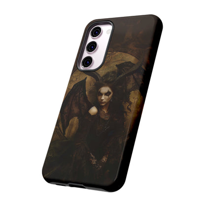 Demon Lilith Gothic Phone Case for iPhone, Samsung Galaxy, Google Pixel - Dark Fantasy Art