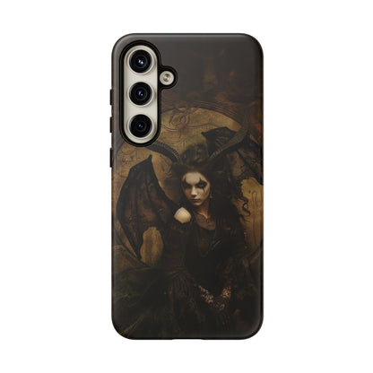 Demon Lilith Gothic Phone Case for iPhone, Samsung Galaxy, Google Pixel - Dark Fantasy Art