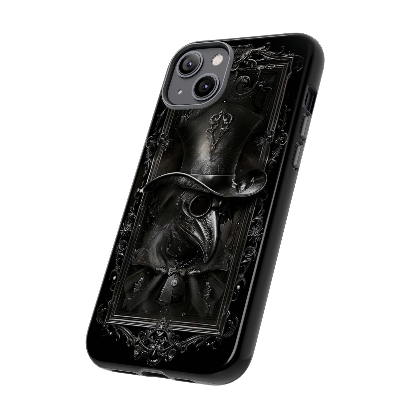 Gothic Plague Doctor Phone Case - Mysterious and Dark Design for iPhone, Samsung Galaxy, and Google Pixel Devices