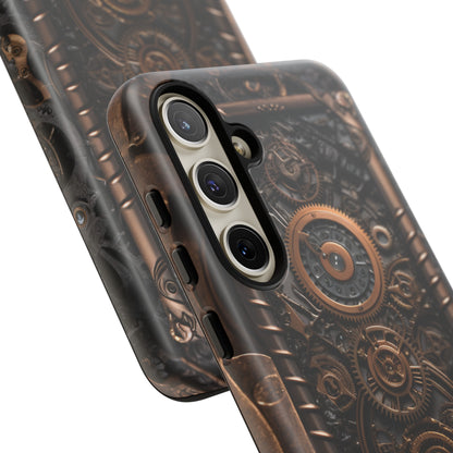 Gearworks 2 Phone Case – Steampunk Victorian Design with Gears and Clockwork for iPhone, Samsung Galaxy, and Google Pixel Devices