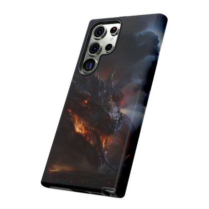 Fiery Dragon Phone Case - Epic Fantasy Art for iPhone, Samsung Galaxy, and Google Pixel Devices