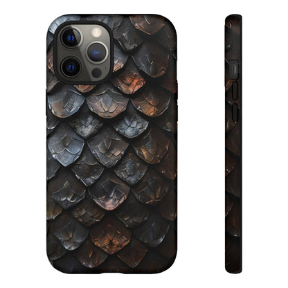 Dragon Scales Phone Case – Fantasy DnD Roleplay Design for iPhone, Samsung Galaxy, and Google Pixel Devices