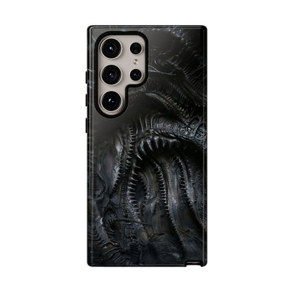 Surreal Biomechanical Phone Case - Gothic Sci-Fi Art for iPhone, Samsung Galaxy, and Google Pixel Devices