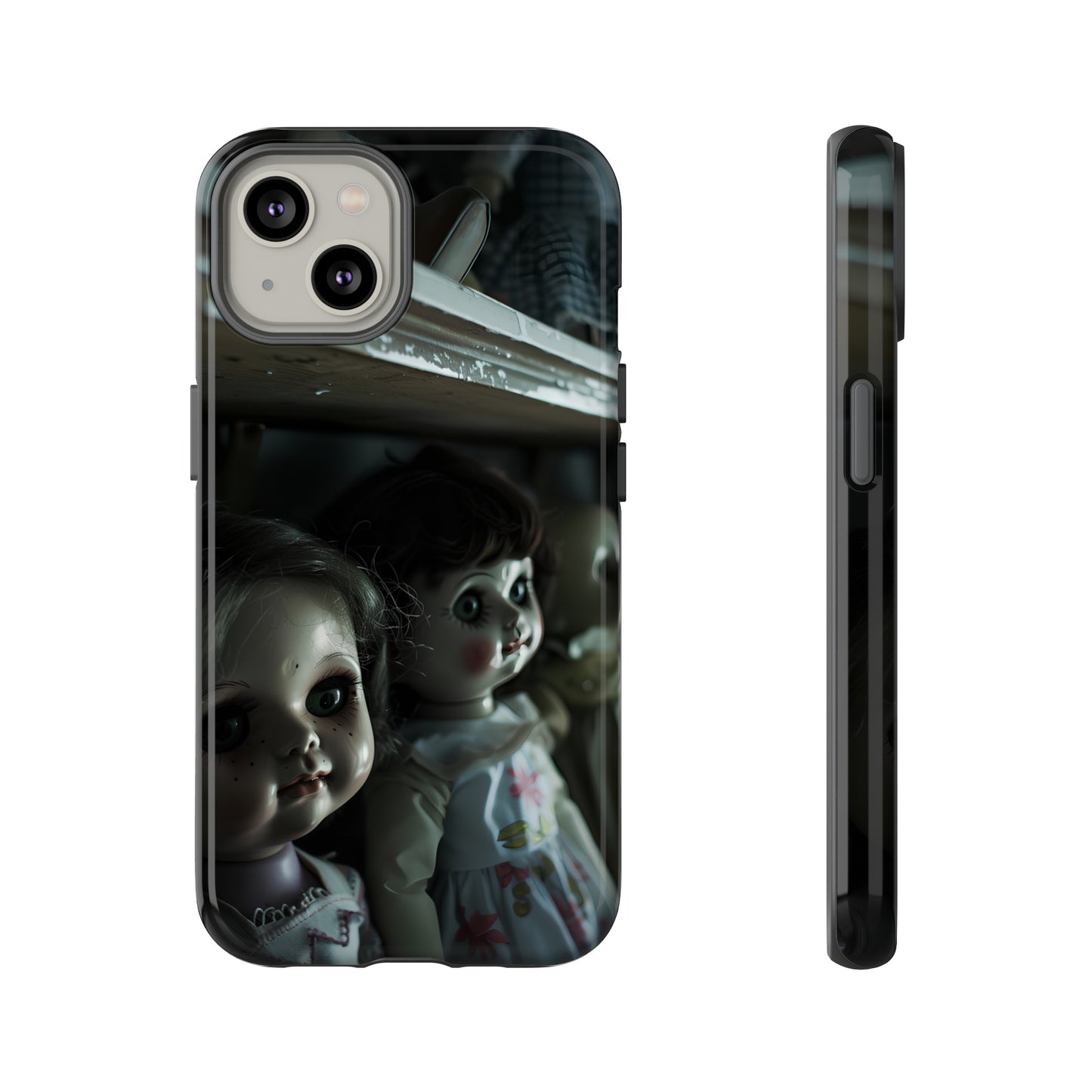 Creepy Dolls Phone Case – Eerie Vintage Doll Design for iPhone, Samsung Galaxy, and Google Pixel Devices