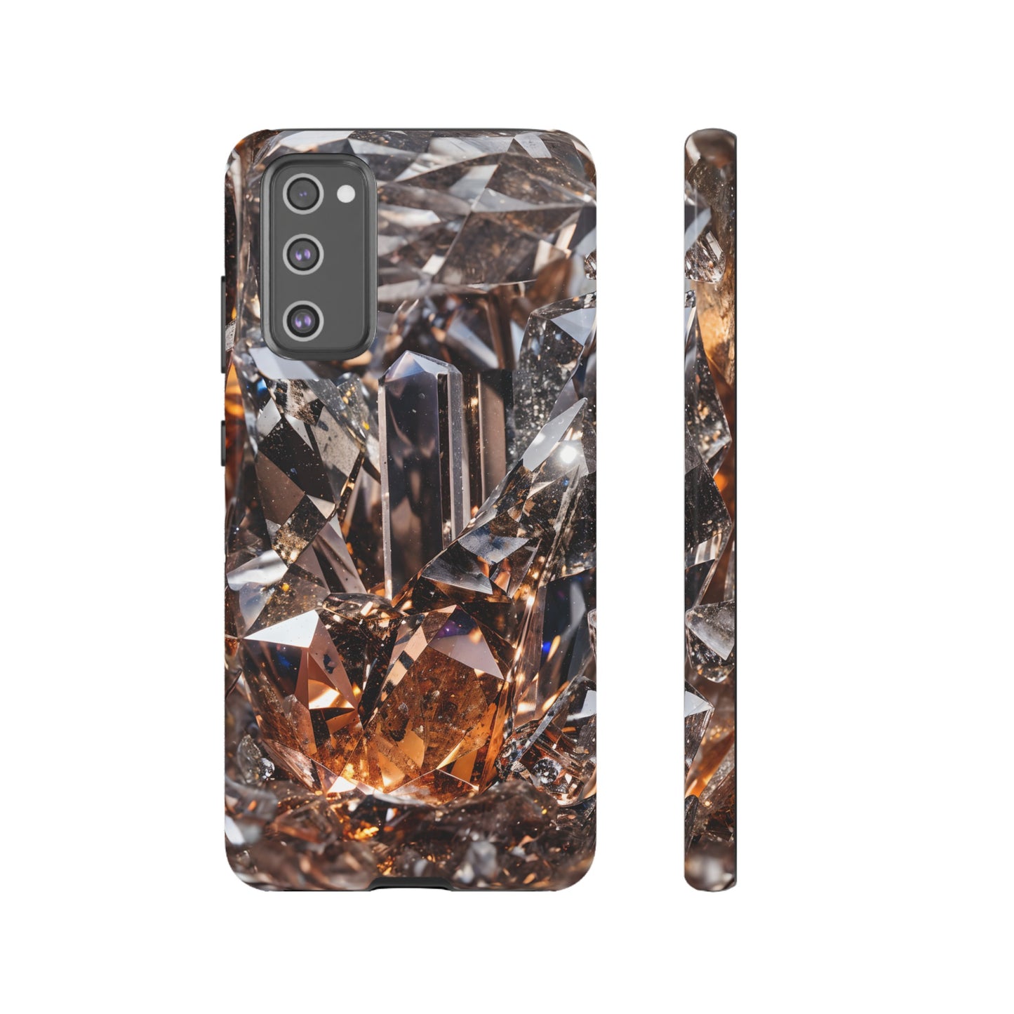 Crystalline Phone Case – Healing Crystal Quartz Design for iPhone, Samsung Galaxy, and Google Pixel Devices