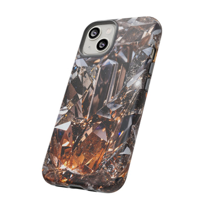 Crystalline Phone Case – Healing Crystal Quartz Design for iPhone, Samsung Galaxy, and Google Pixel Devices