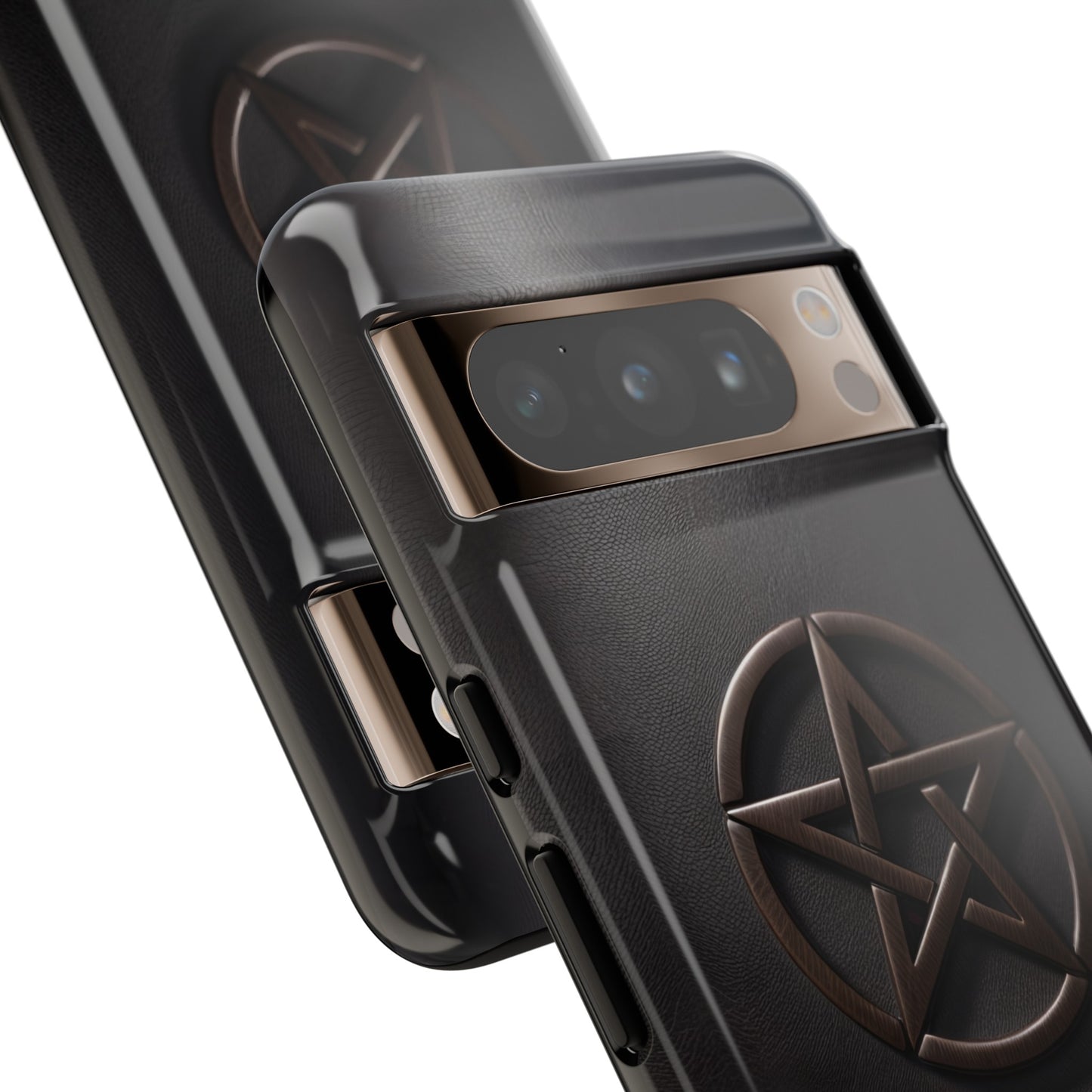 Simple Pentacle Tough Phone Case – Witchcraft Pentagram Design for iPhone, Samsung Galaxy, and Google Pixel Devices