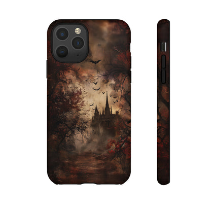 Gothic Castle Phone Case - Spooky Halloween Design for iPhone, Samsung Galaxy, Google Pixel Devices