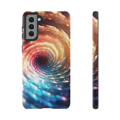 Crystal Portal of Light Phone Case – Vibrant Cosmic Design for iPhone, Samsung Galaxy, and Google Pixel Devices