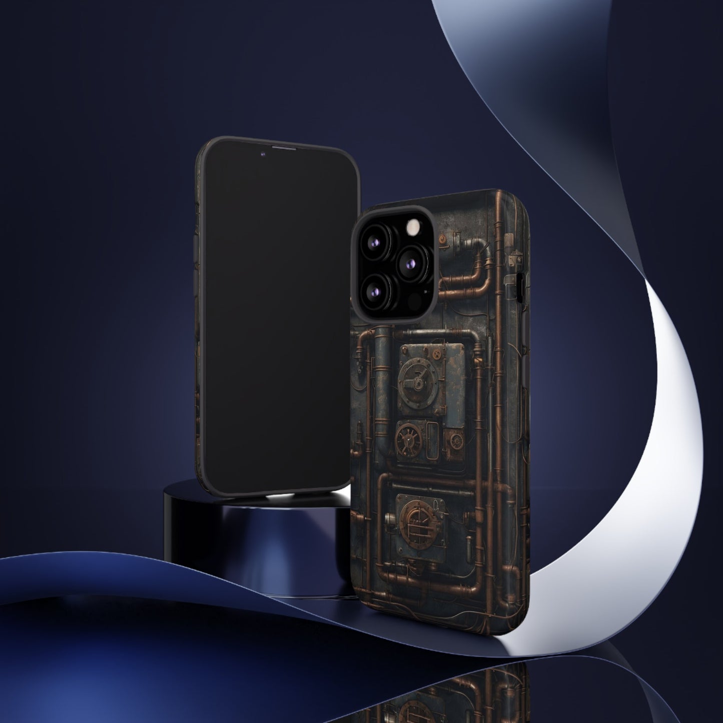 Diesel Punk Phone Case – Industrial Retro-Futuristic Design for iPhone, Samsung Galaxy, and Google Pixel Devices