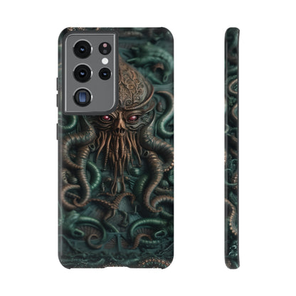 Nameless Dread Tough Phone Case – Lovecraftian Tentacle Horror Design for iPhone, Samsung Galaxy, and Google Pixel Devices