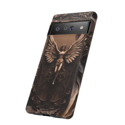 The Bronze Fairy Phone Case – Fantasy Faery Design for iPhone, Samsung Galaxy, and Google Pixel Devices