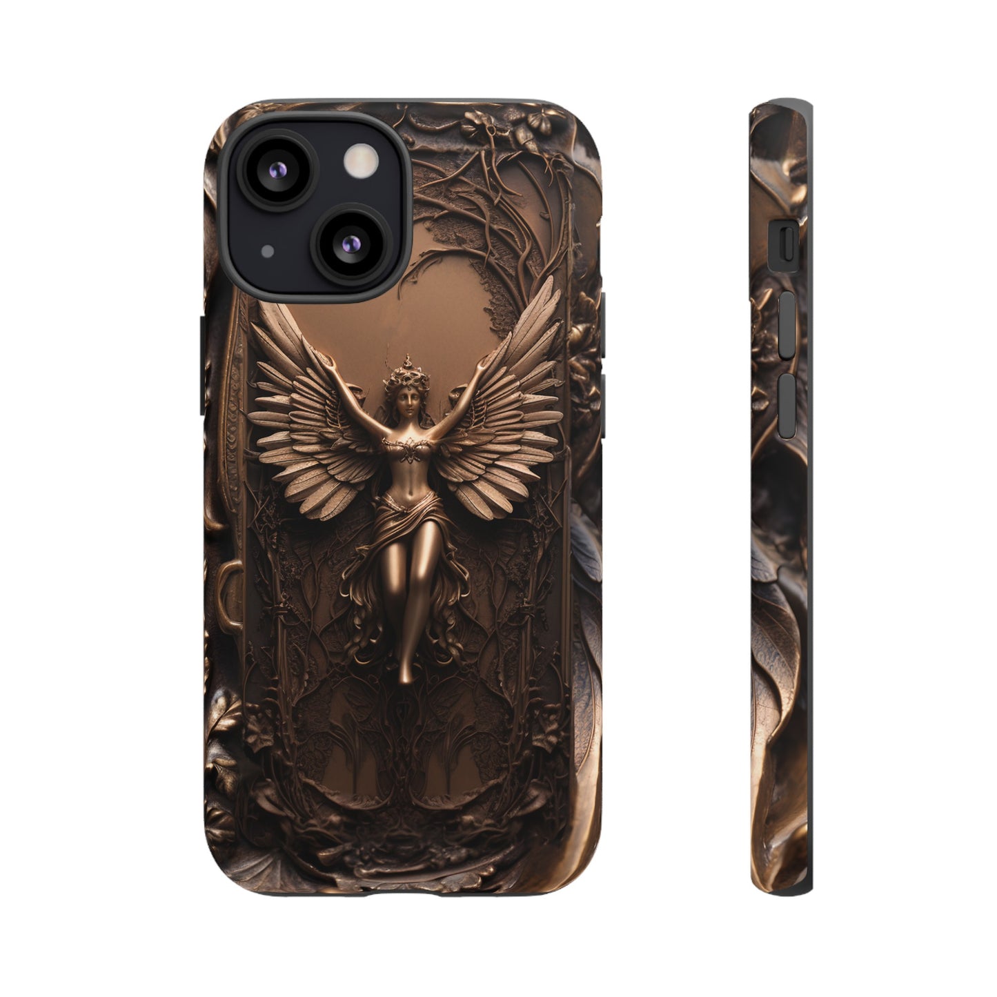 The Bronze Fairy Phone Case – Fantasy Faery Design for iPhone, Samsung Galaxy, and Google Pixel Devices