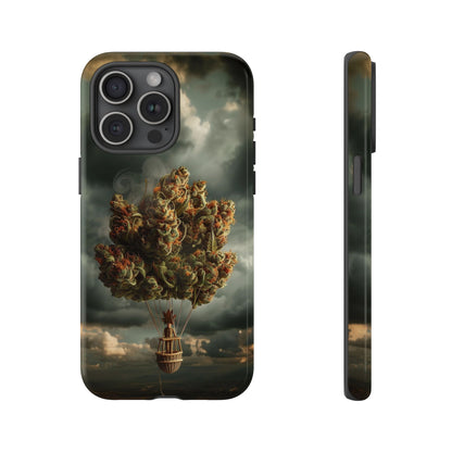 Cannabis Balloon Adventure Phone Case - For iPhone, Samsung Galaxy, and Google Pixel Devices