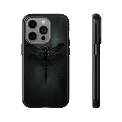 Gothic Dragonfly Phone Case – Dark Elegance Design for iPhone, Samsung Galaxy, and Google Pixel Devices