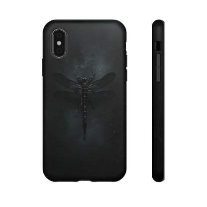 Gothic Dragonfly Phone Case – Dark Elegance Design for iPhone, Samsung Galaxy, and Google Pixel Devices