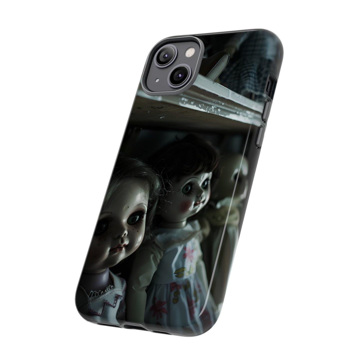 Creepy Dolls Phone Case – Eerie Vintage Doll Design for iPhone, Samsung Galaxy, and Google Pixel Devices